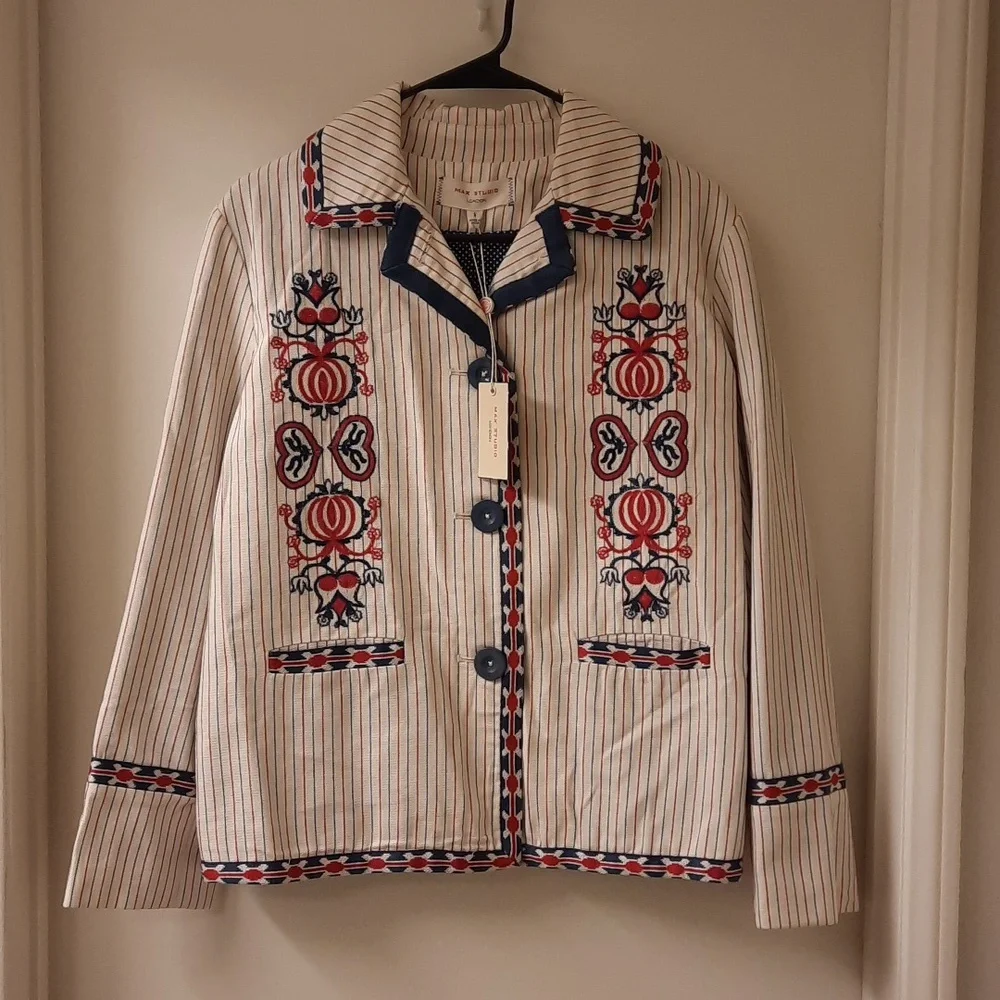 NWT, Max Studio London Natalie Blazer - Picture 1 of 17